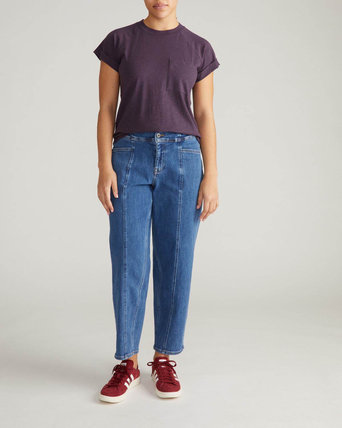 Light-As-Air Boy Tee - Purple Jewel