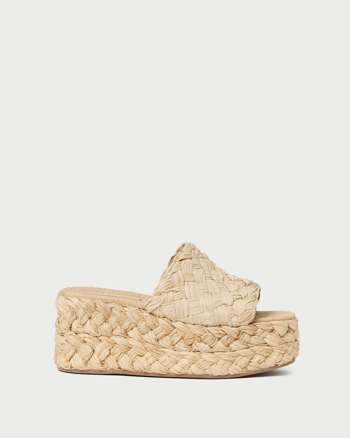 Aaron Natural Braided Straw Mule