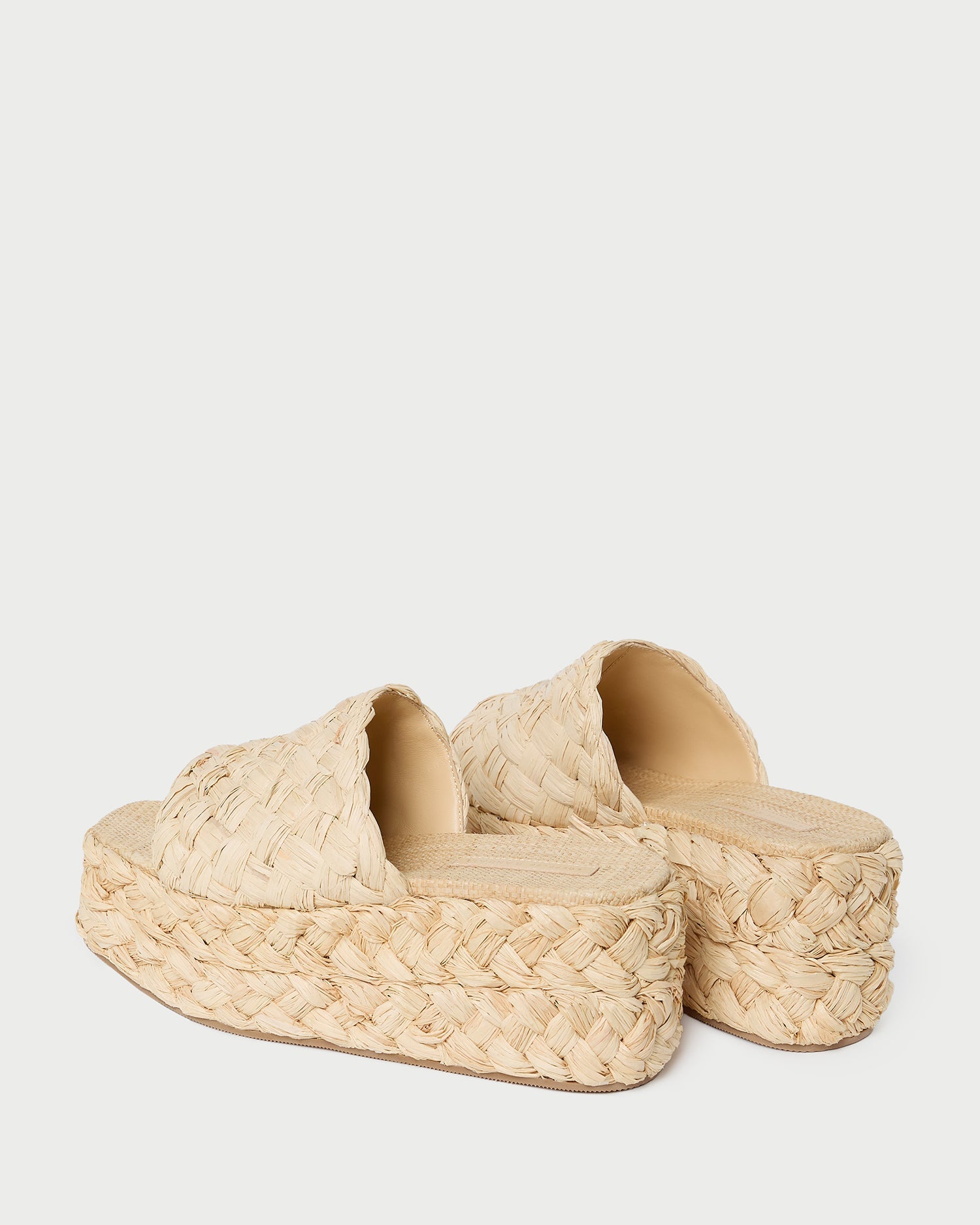 Aaron Natural Braided Straw Mule