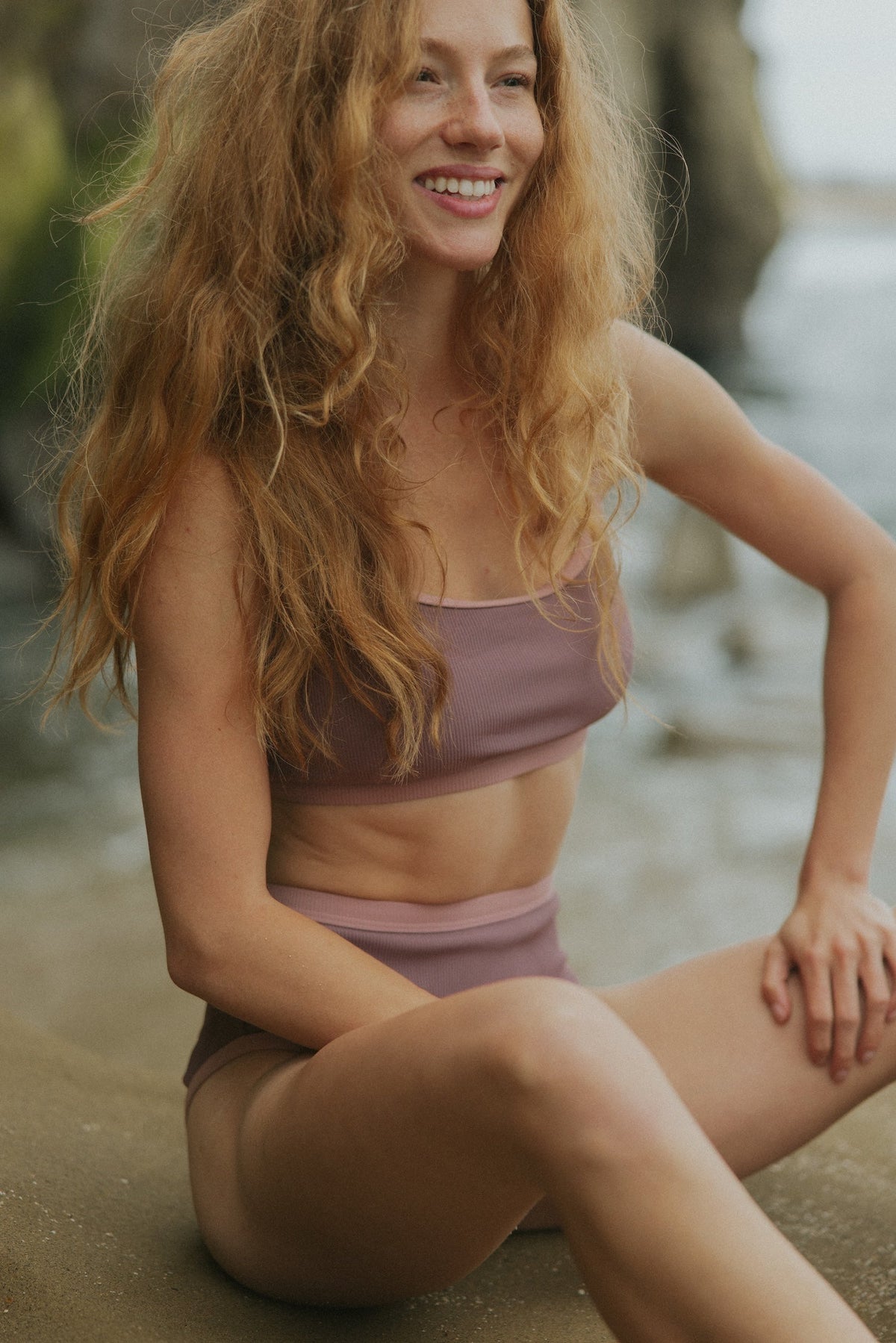 Breeze Bikini Top | Ribbed Athletic Style Bandeau Top
