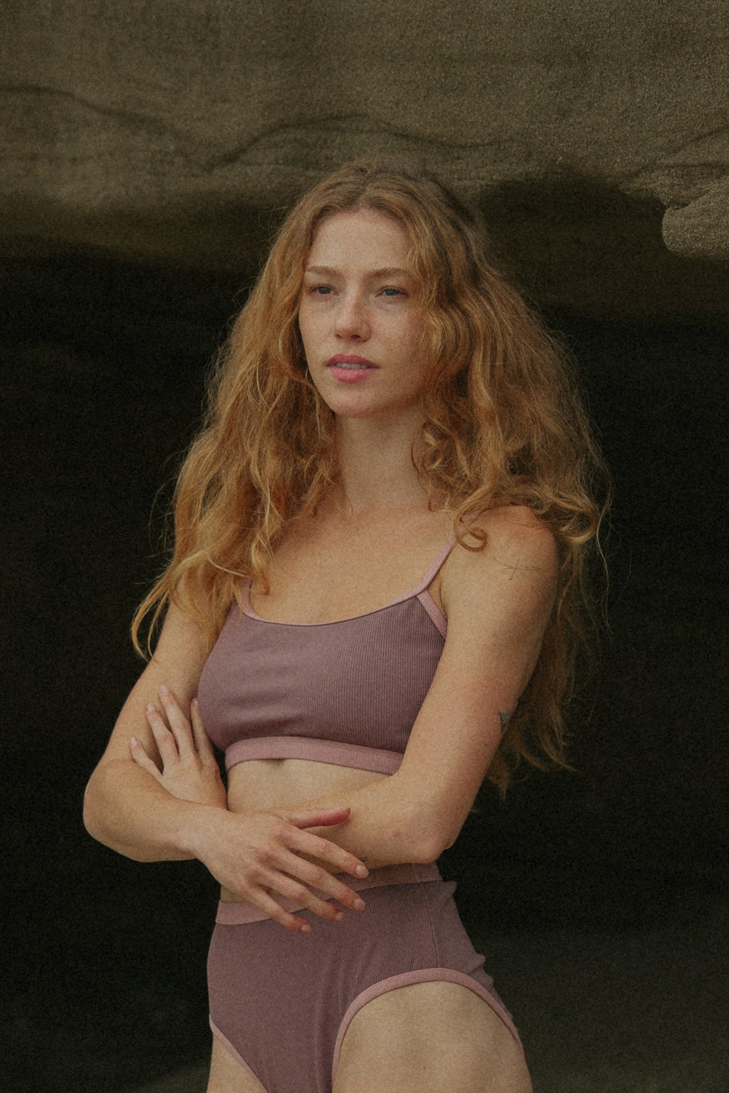 Breeze Bikini Top | Ribbed Athletic Style Bandeau Top