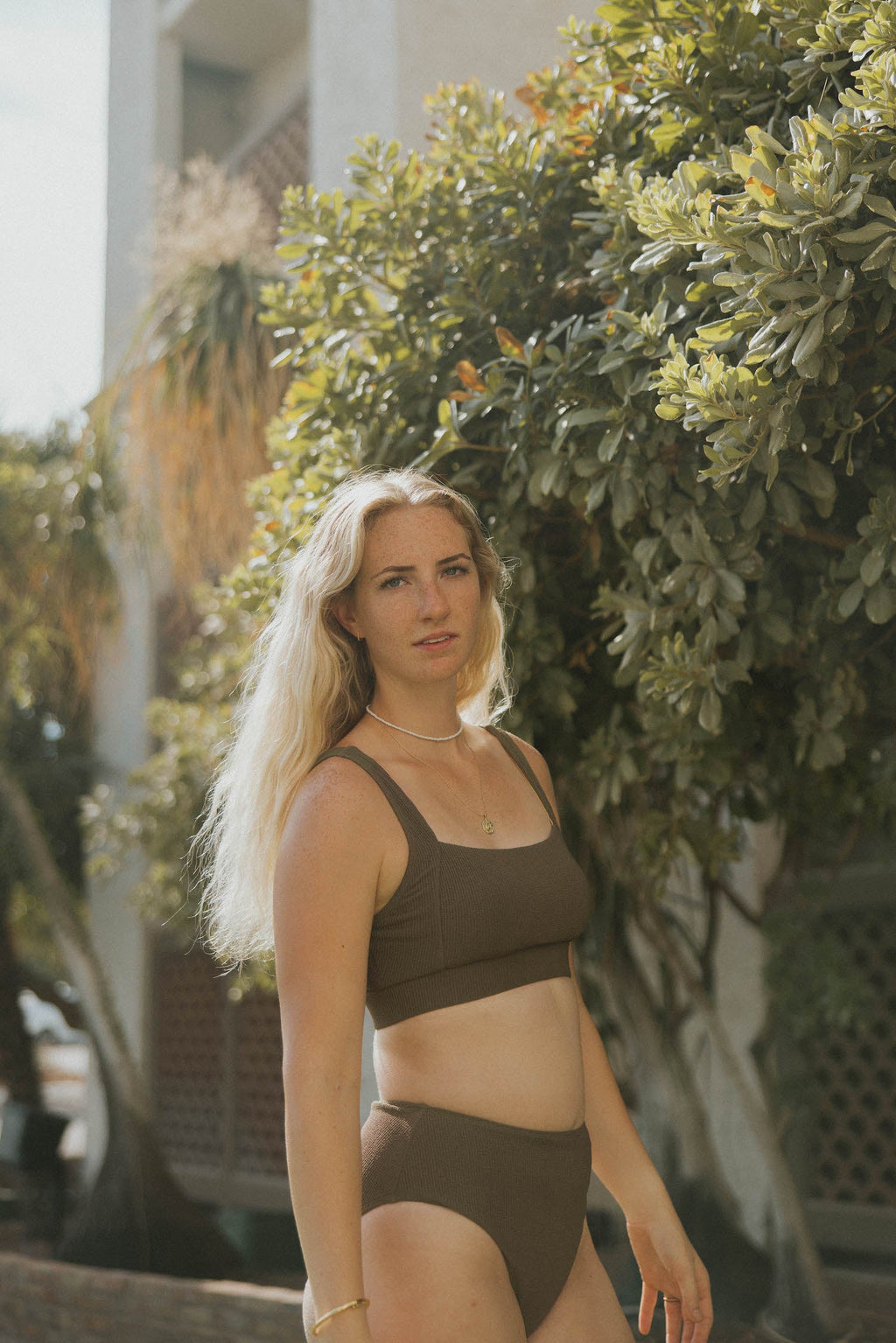 Cabo Bikini Top | Square Neck Swim Top with Adjustable Straps