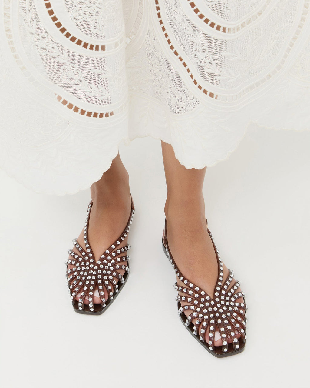 Devon Brown Jelly Slingback Sandal