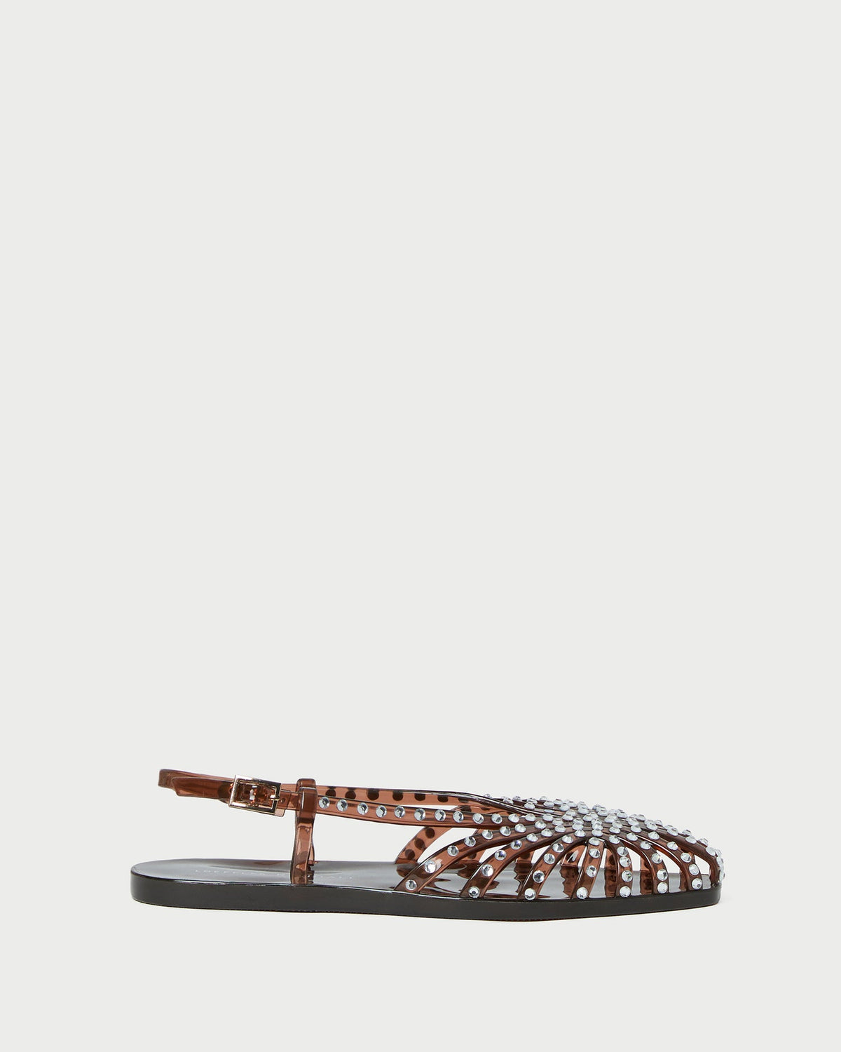 Devon Brown Jelly Slingback Sandal