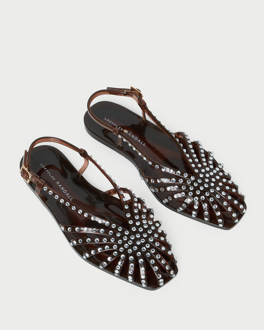 Devon Brown Jelly Slingback Sandal