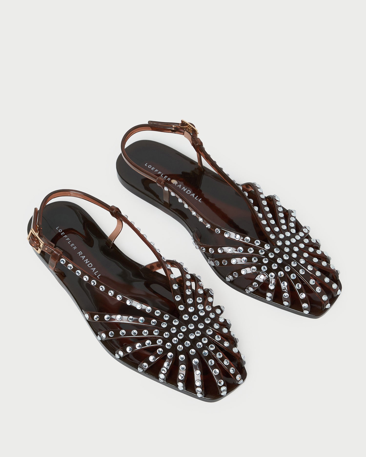 Devon Brown Jelly Slingback Sandal