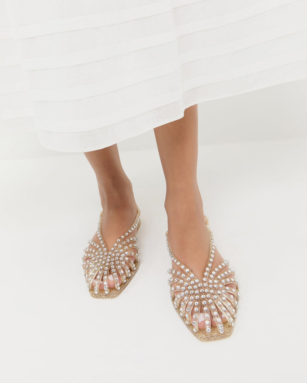 Devon Champagne Jelly Slingback Sandal