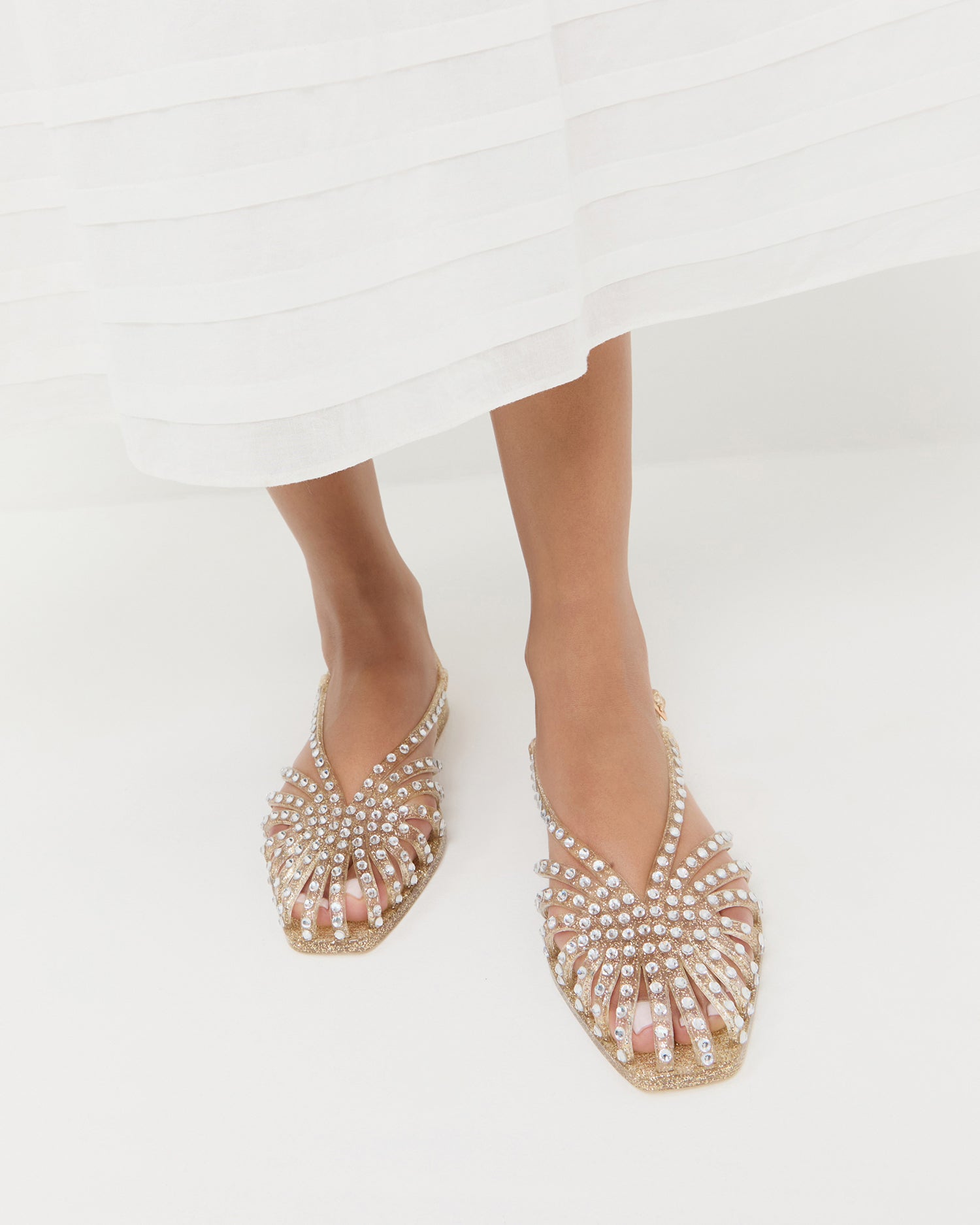 Devon Champagne Jelly Slingback Sandal