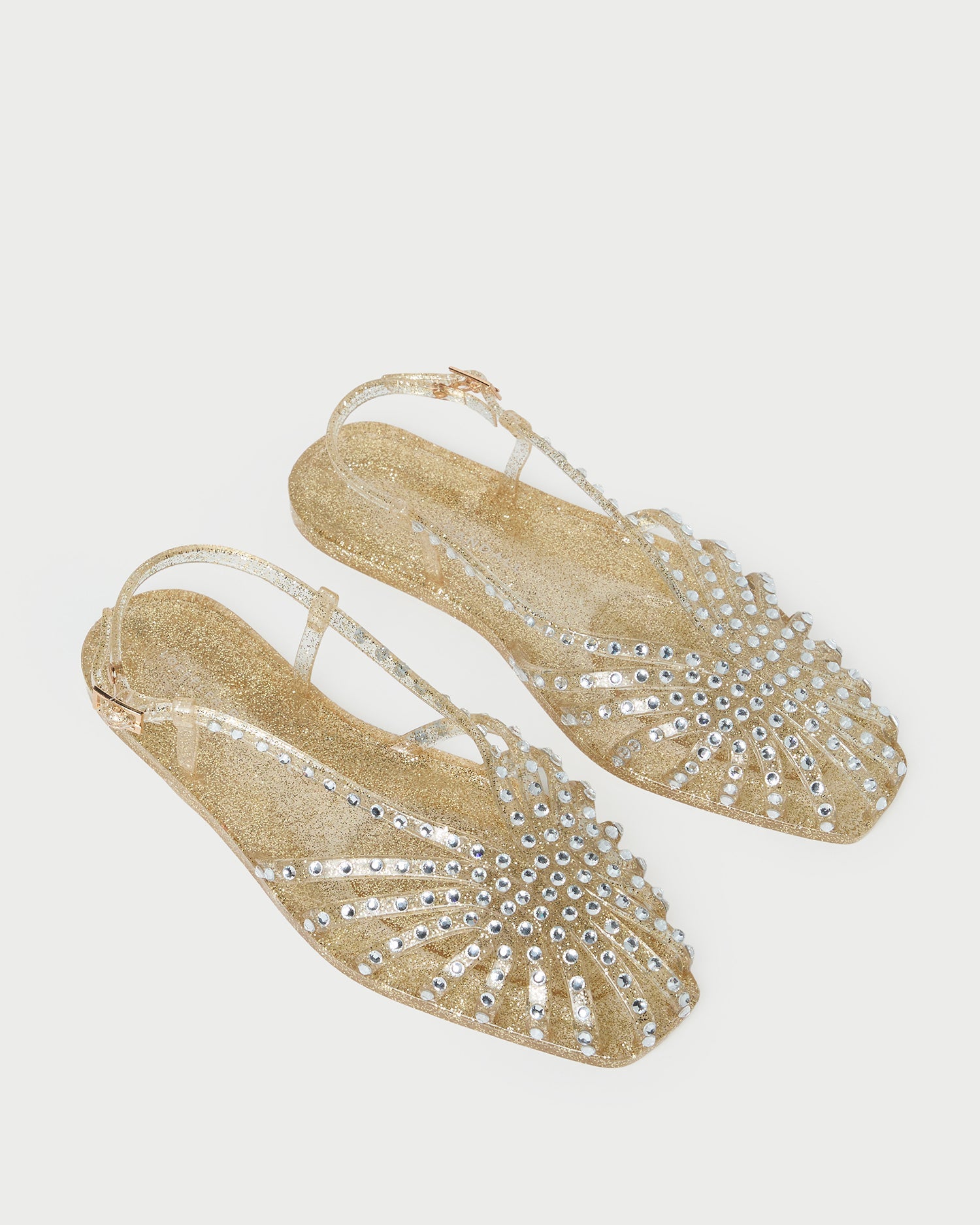 Devon Champagne Jelly Slingback Sandal