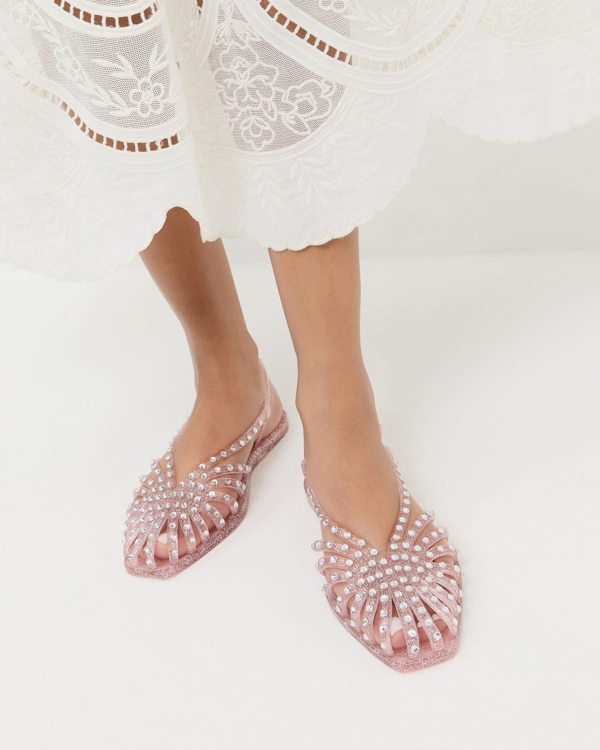 Devon Pink Jelly Slingback Sandal