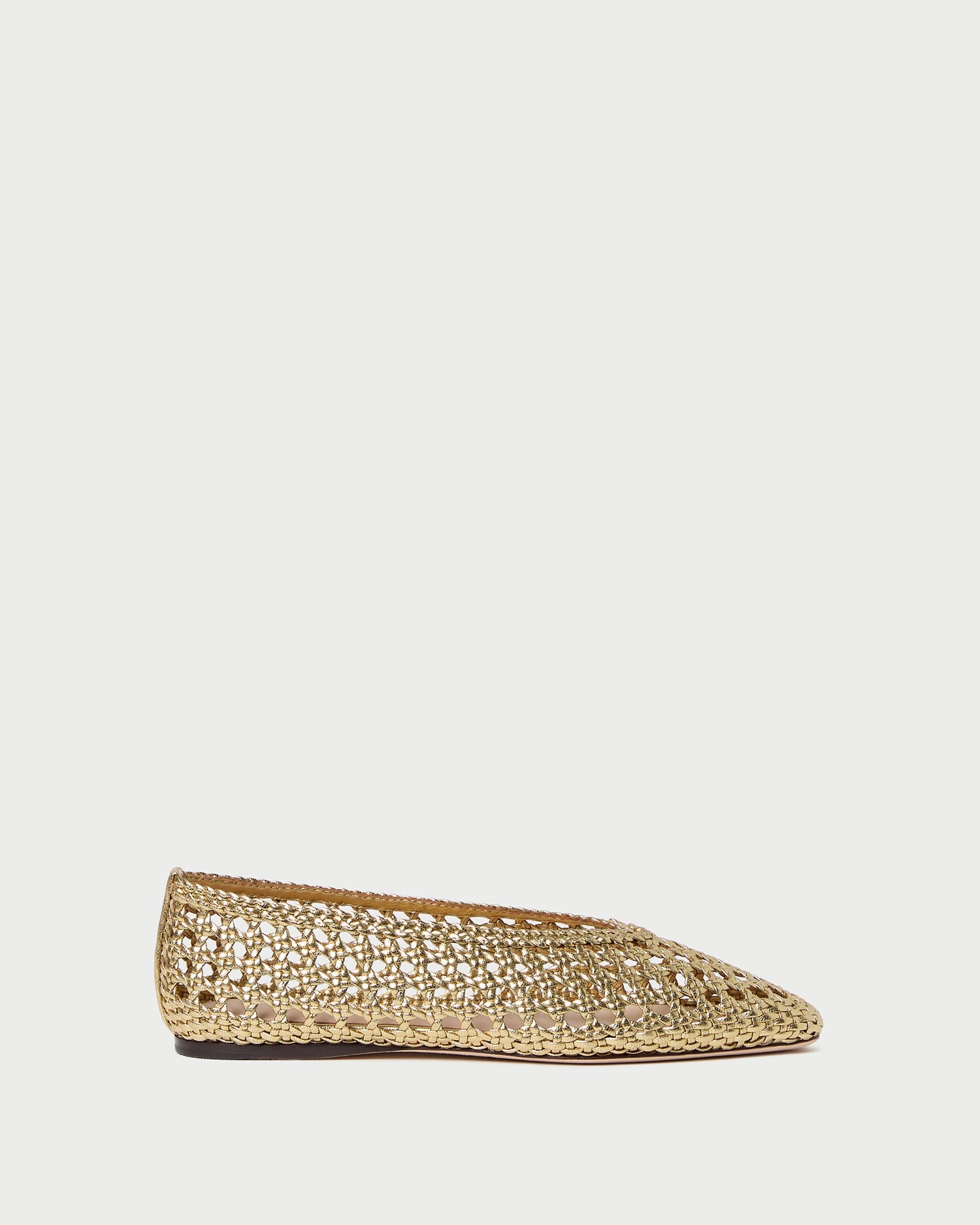Emery Gold Ballet Flat