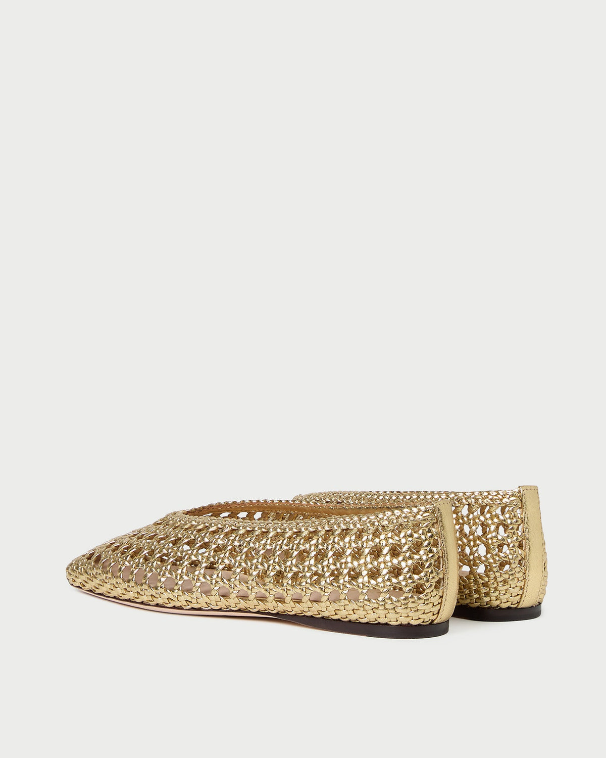 Emery Gold Ballet Flat