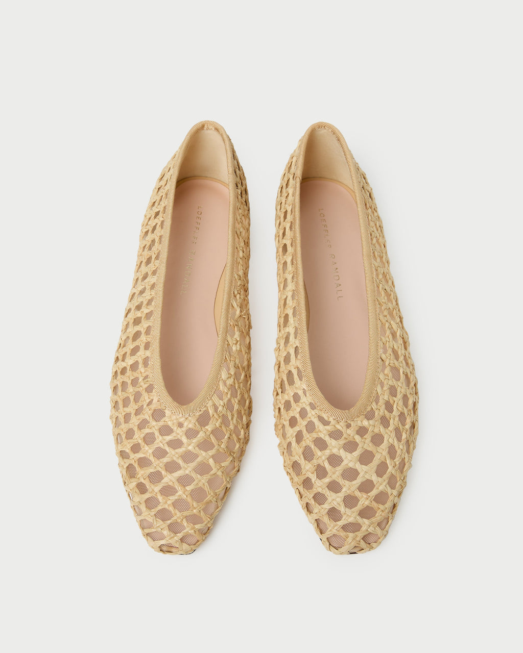 Emery Natural Crochet Ballet Flat