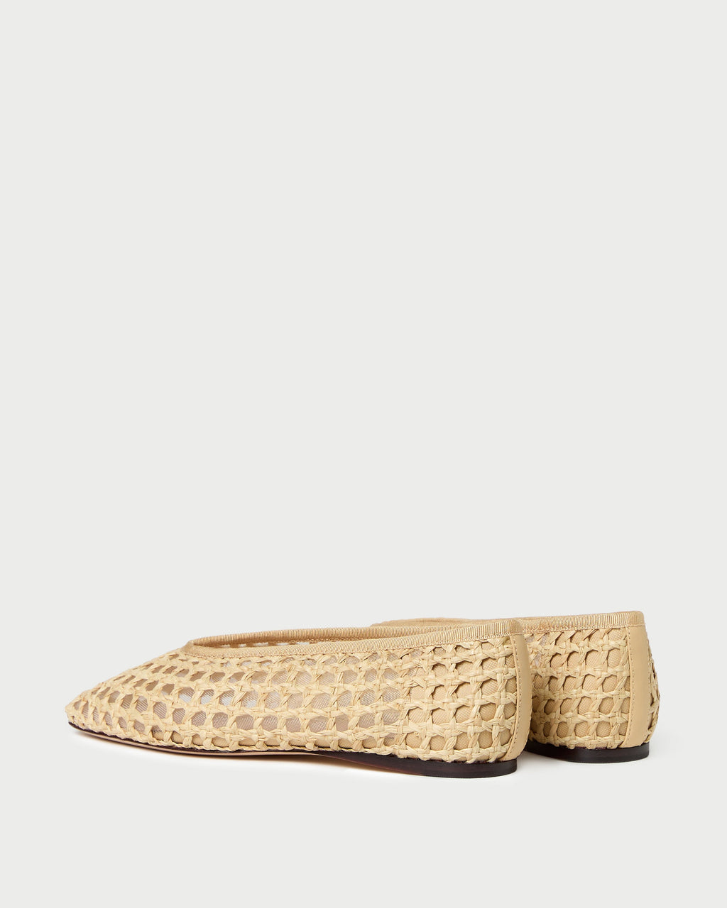 Emery Natural Crochet Ballet Flat