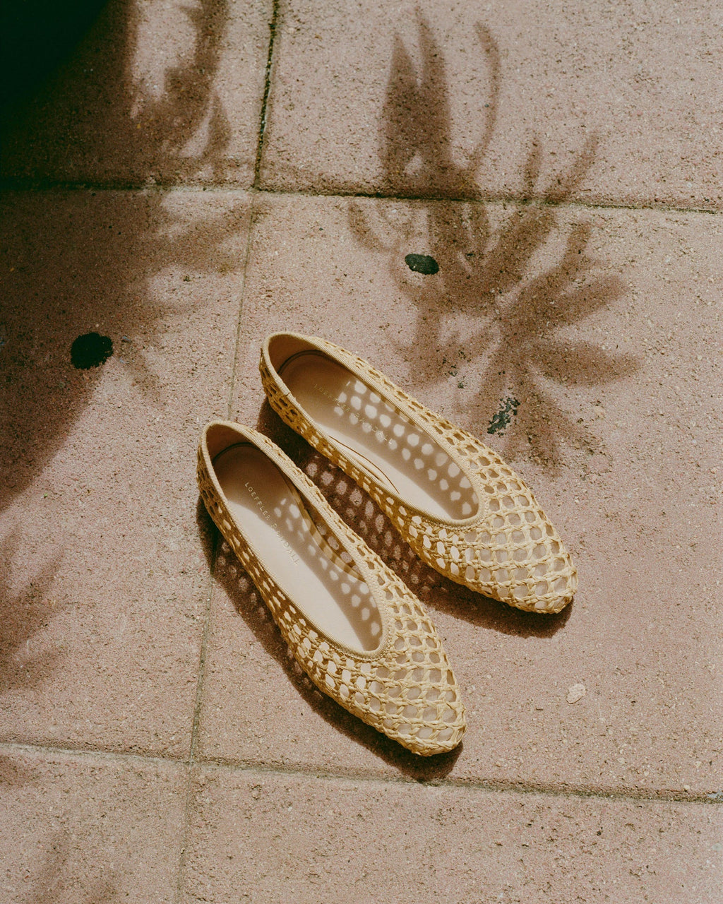 Emery Natural Crochet Ballet Flat