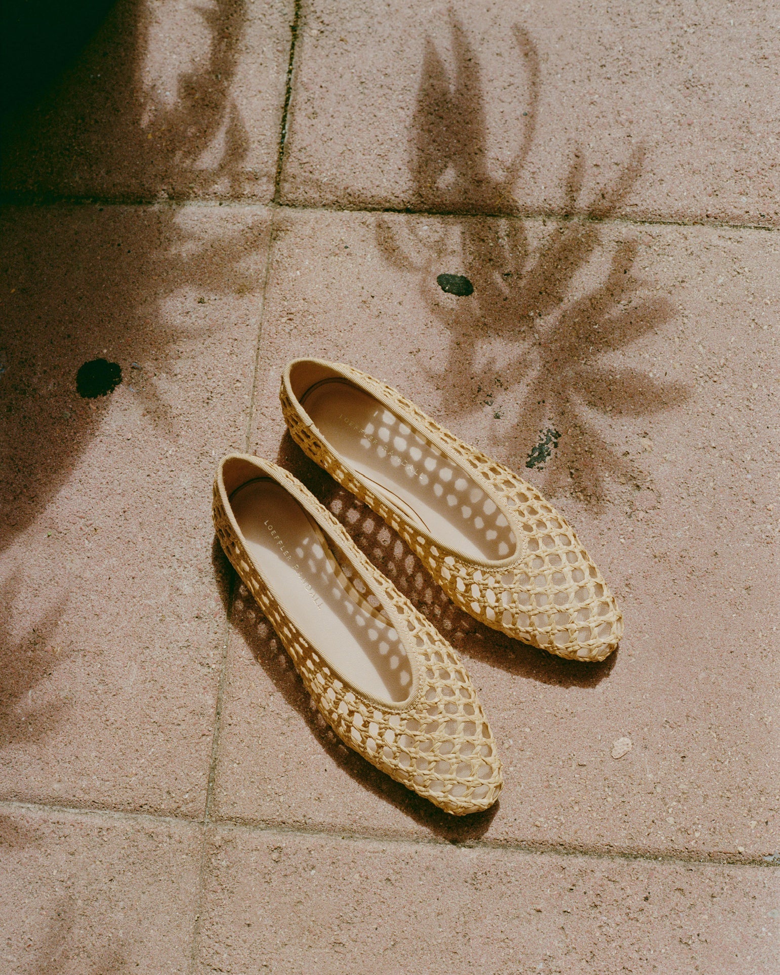 Emery Natural Crochet Ballet Flat