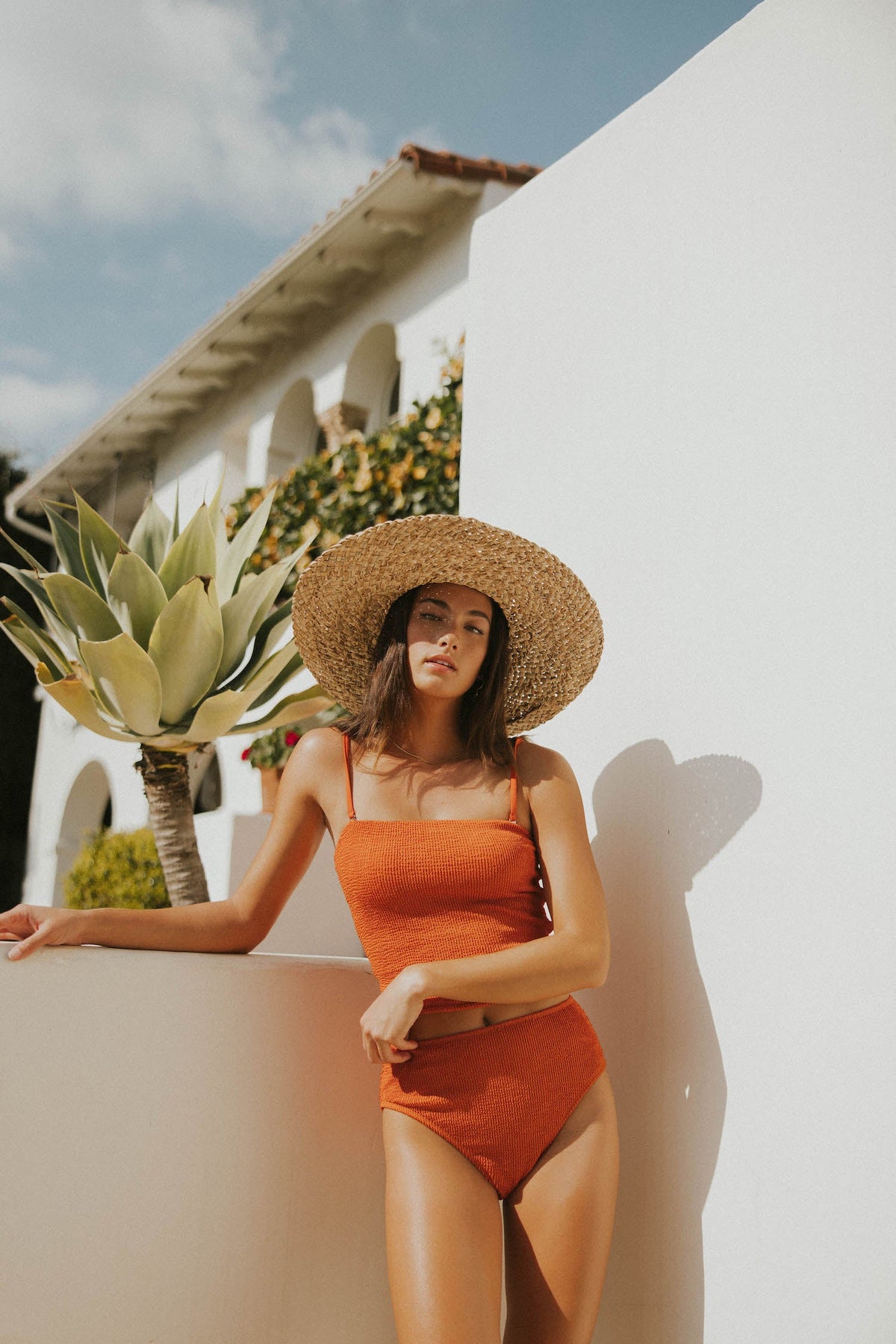 Ginger Top | Crepe Textured Strapless Tube Tankini Top