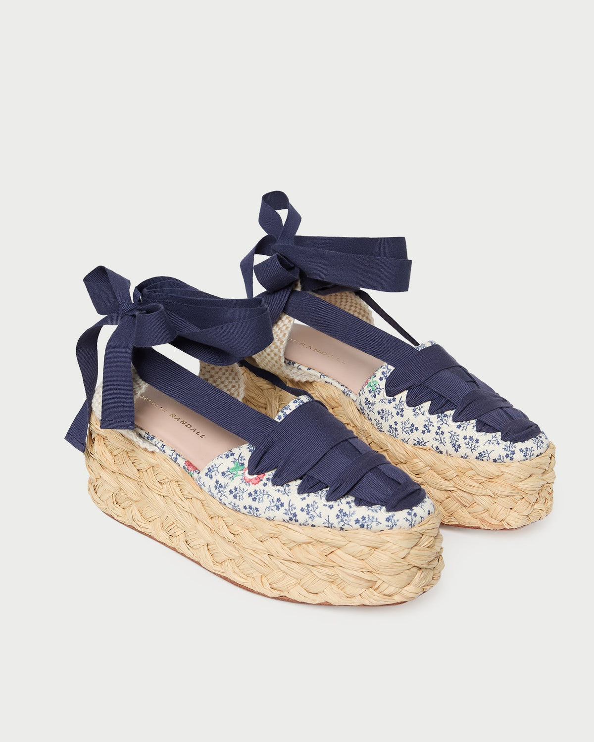 Mason Natural/Floral Platform Espadrille