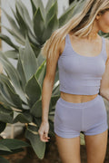 Monroe High Waisted Shorts | Women's Boy Shorts with Elastic Waistband