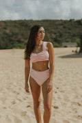 Peony Bikini Top |  Floral Sweetheart Neck Bikini Top